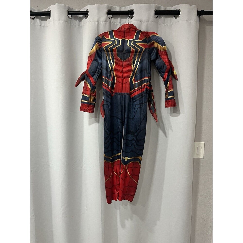 Disney Store Marvel Iron Spider Costume Boys 9/10 Muscle Suit Legs No Mask